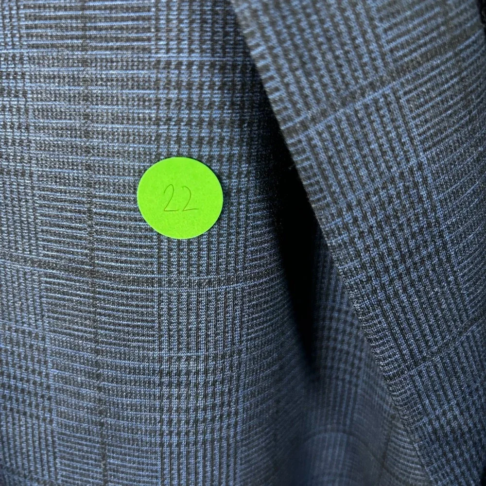 Mizzen+Main Navy Plaid Sport Coat